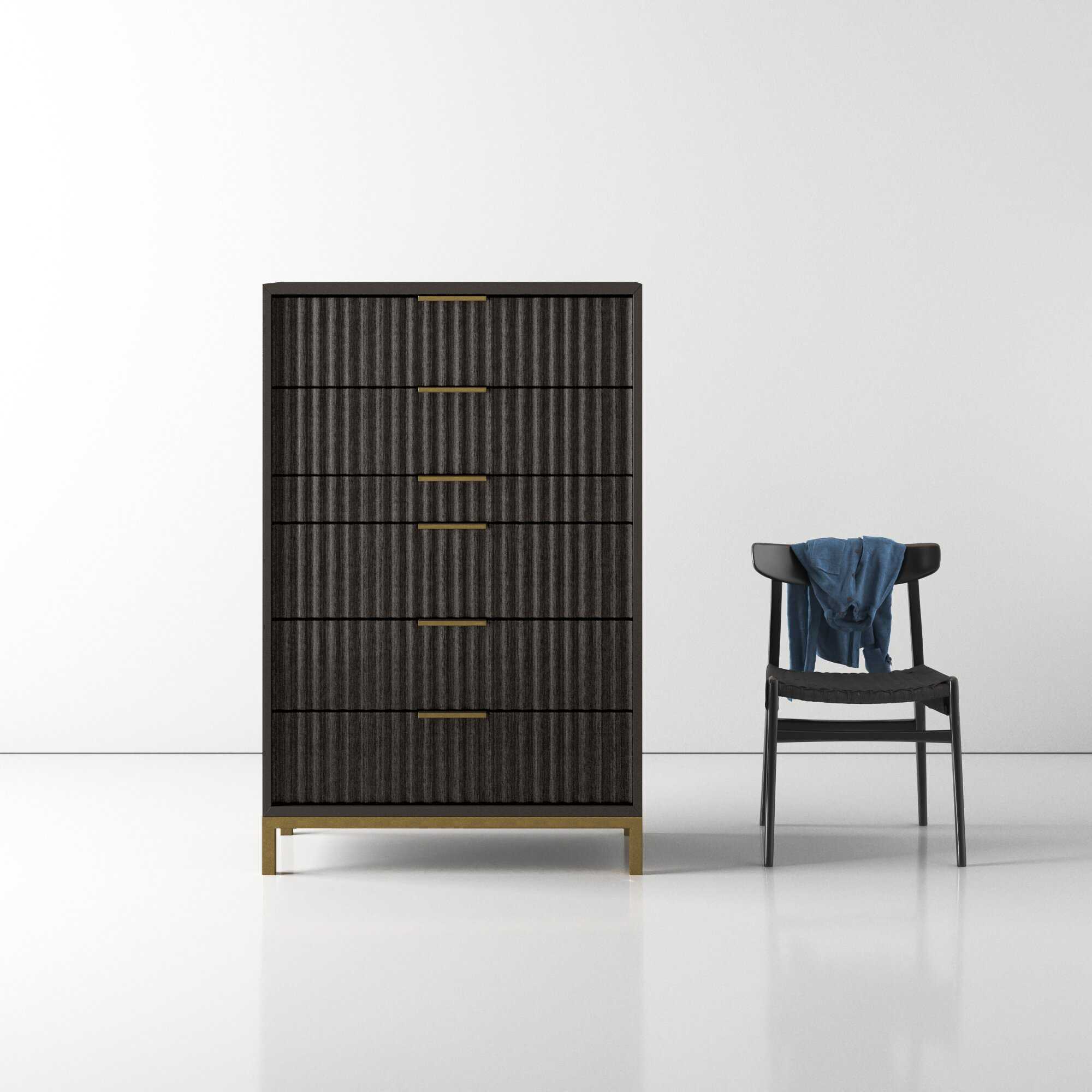Vincent 6 Drawer Dresser Chest - Image 4