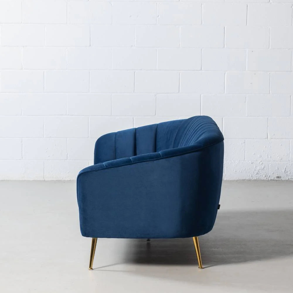 AUDREY - Blue Fabric Sofa - Image 5