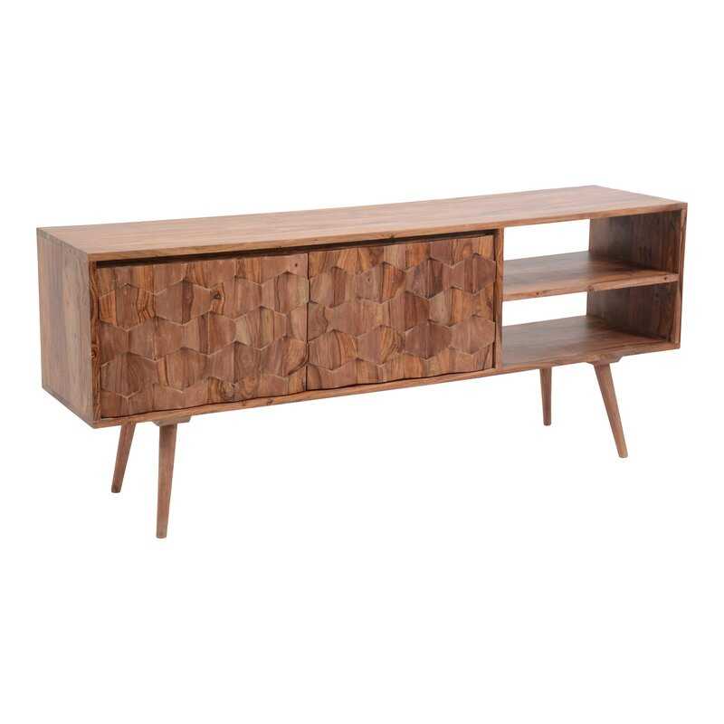 Onyx Sheesham Solid Wood TV Stand
