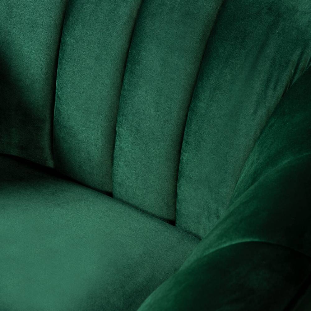 AUDREY - Green Velvet Chair - Image 3