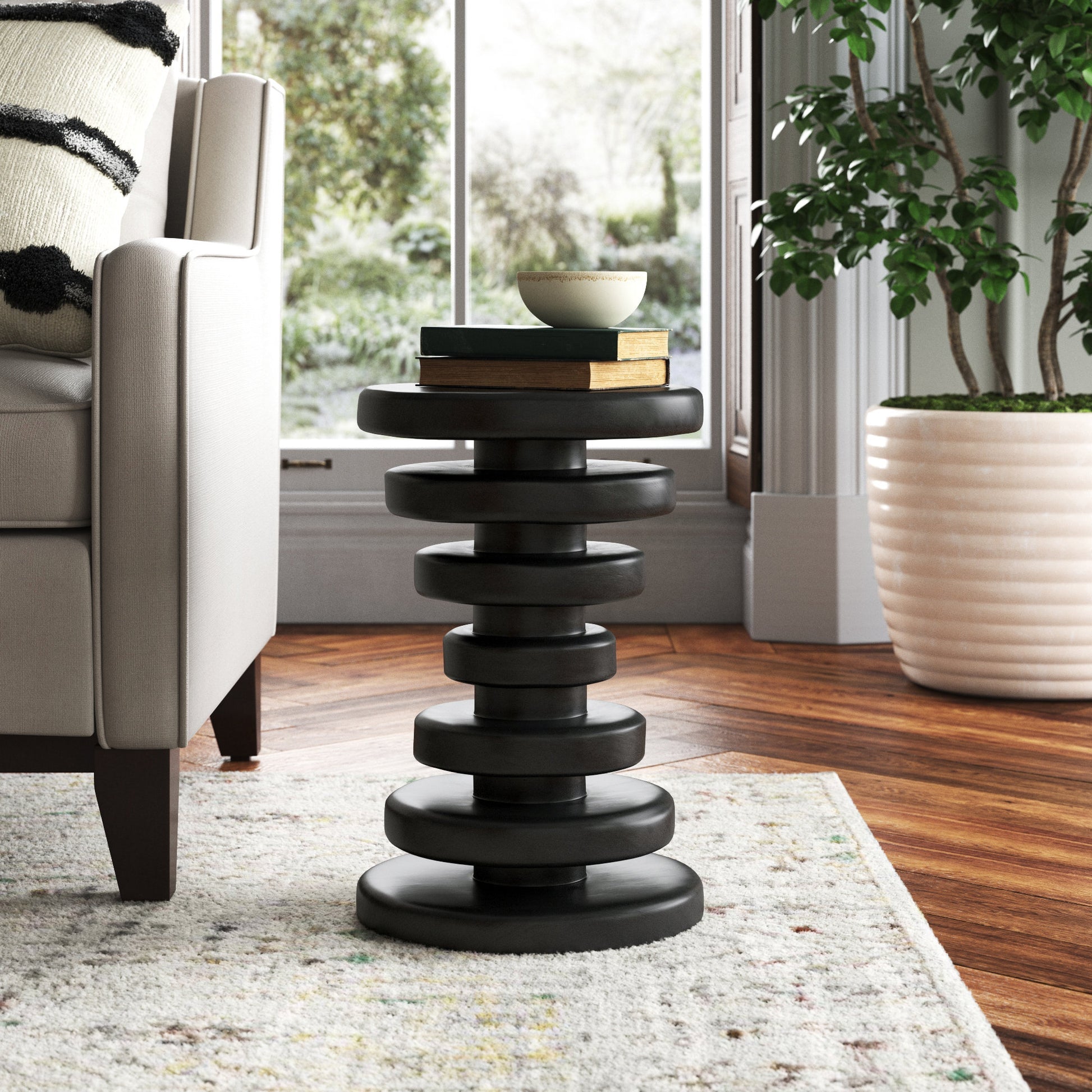Clyde Solid Wood End Table - Image 2