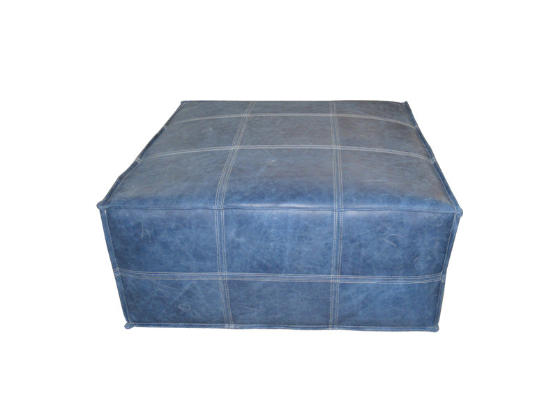 Brown Ottoman,Genuine Leather Ottoman,Living Room Ottoman