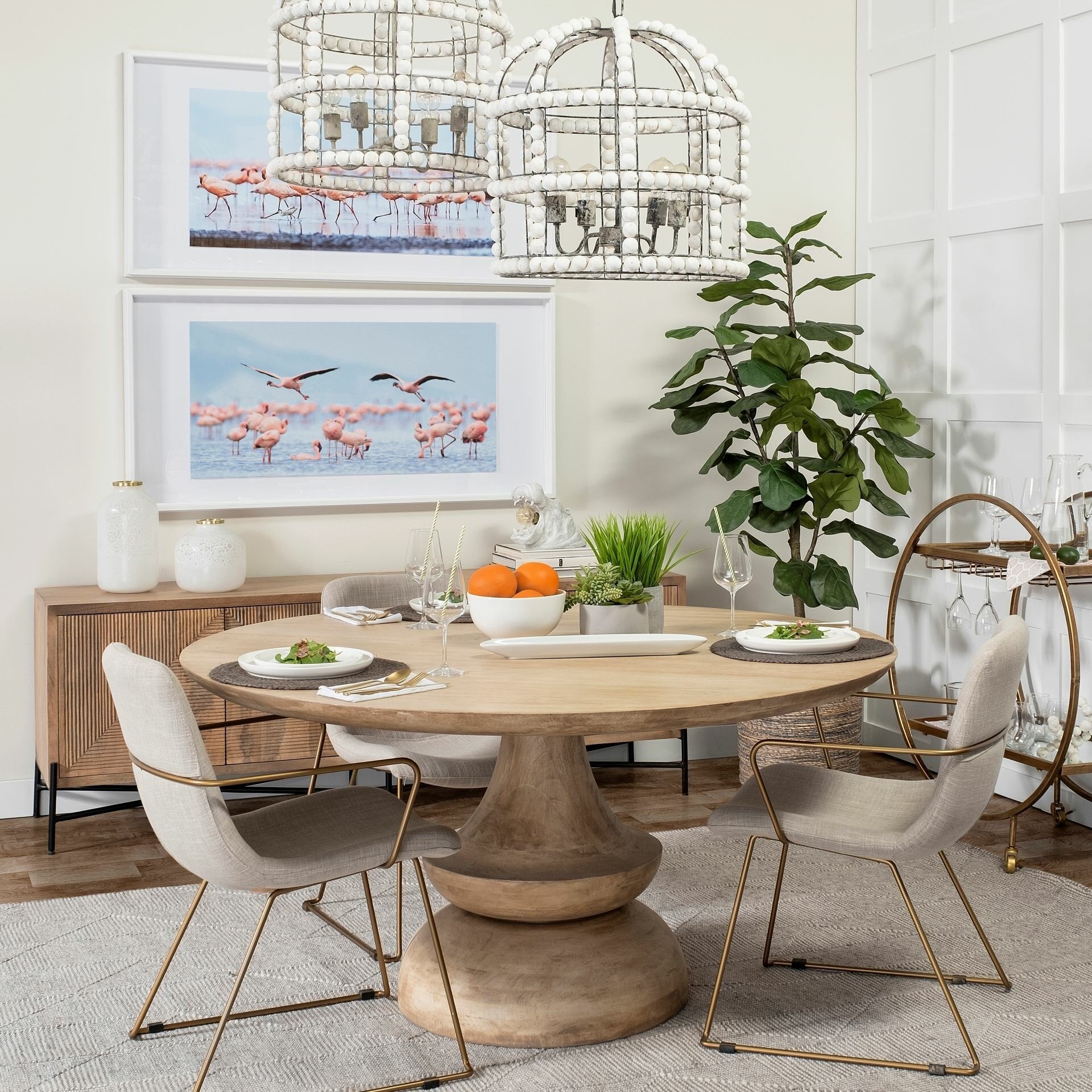 Musa 60'' Round Dining Table - Image 12