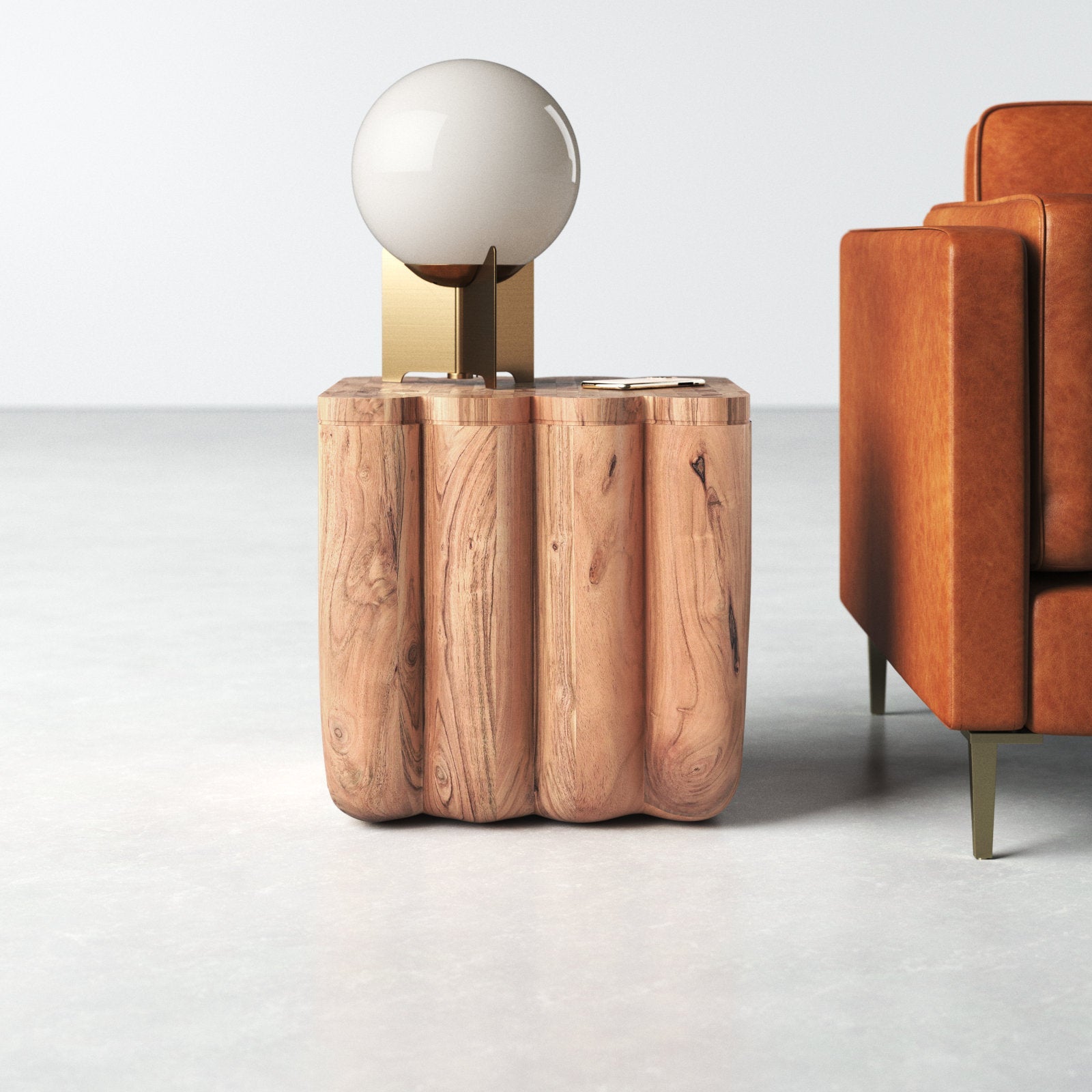 Keaton Solid Wood End Table - Image 2