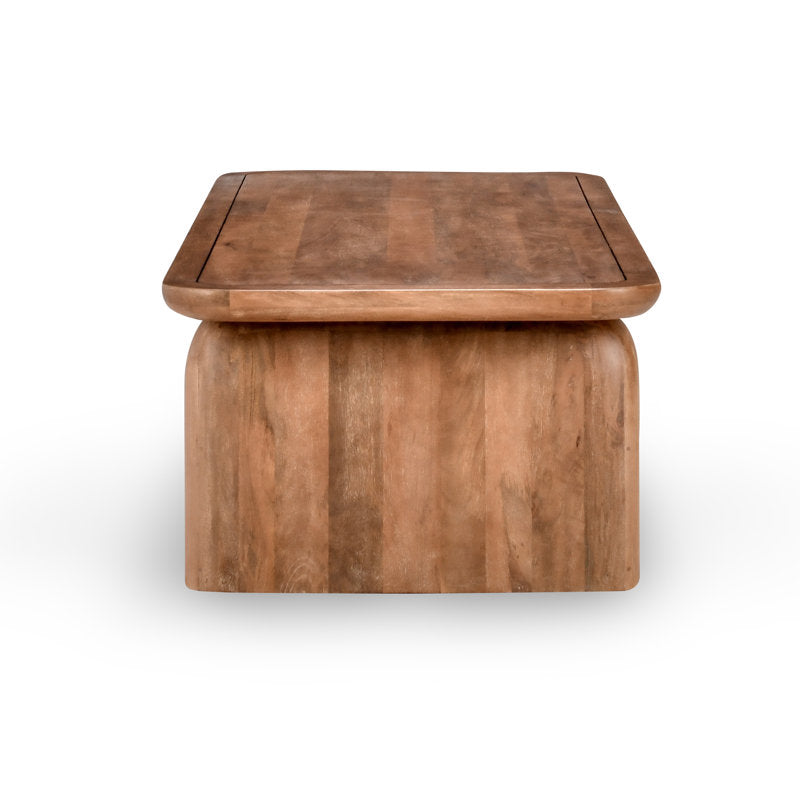 Nelson Solid Wood Sled Coffee Table - Image 4