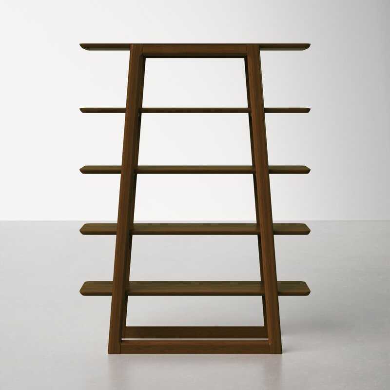 Black Walnut Franklin Etagere Bookcase - Image 2