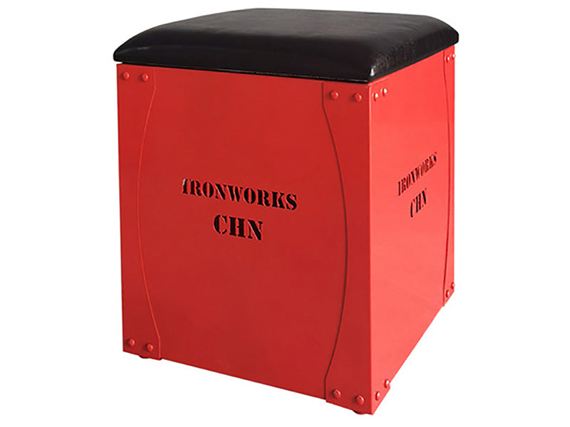 Industrial container furniture, shipping container side table, side tables for bedroom bedside, side coffee table, storage stool - Image 3