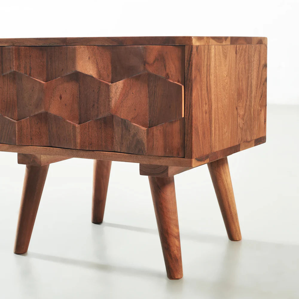 ZAYA - Acacia Wood Night Stand - Image 3