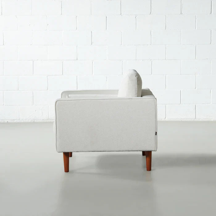 FONDA - Cream Fabric Chair - Image 5