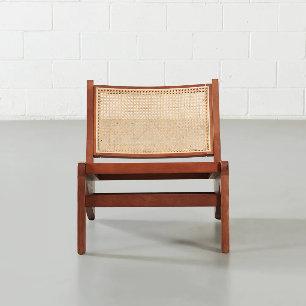 CANBERRA - Natural Wood Lounge Chair - Image 3