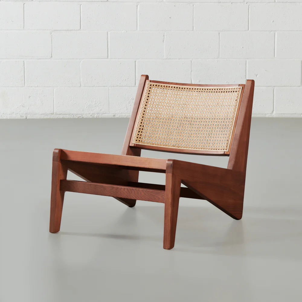 CANBERRA - Natural Wood Lounge Chair - Image 4