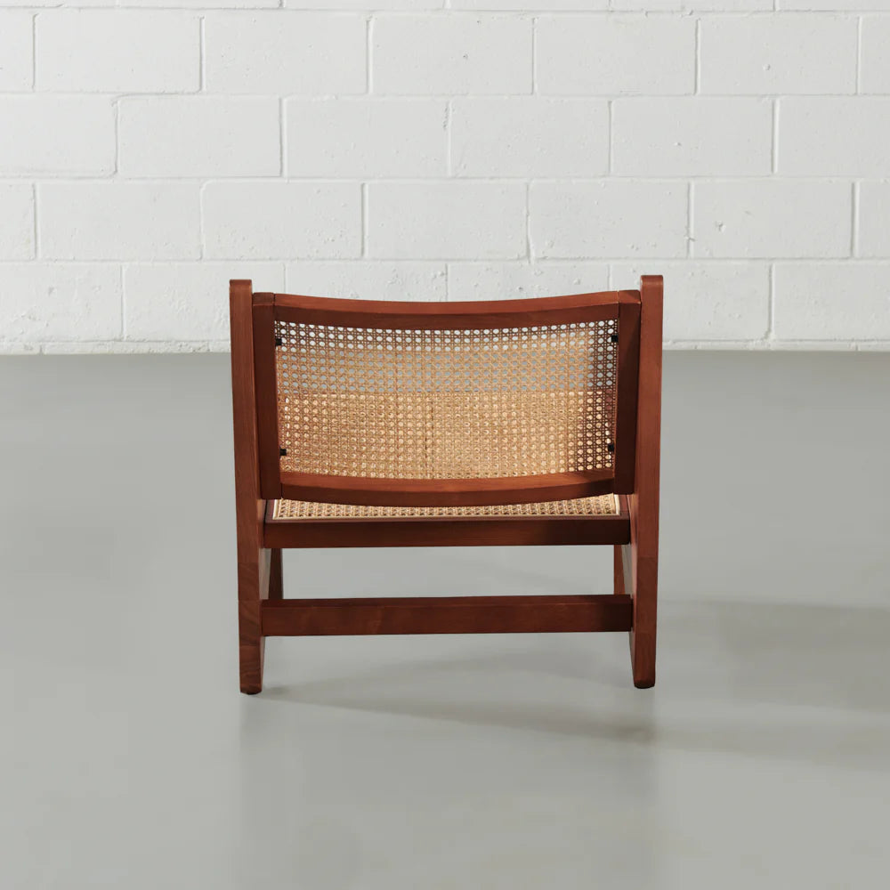 CANBERRA - Natural Wood Lounge Chair - Image 6