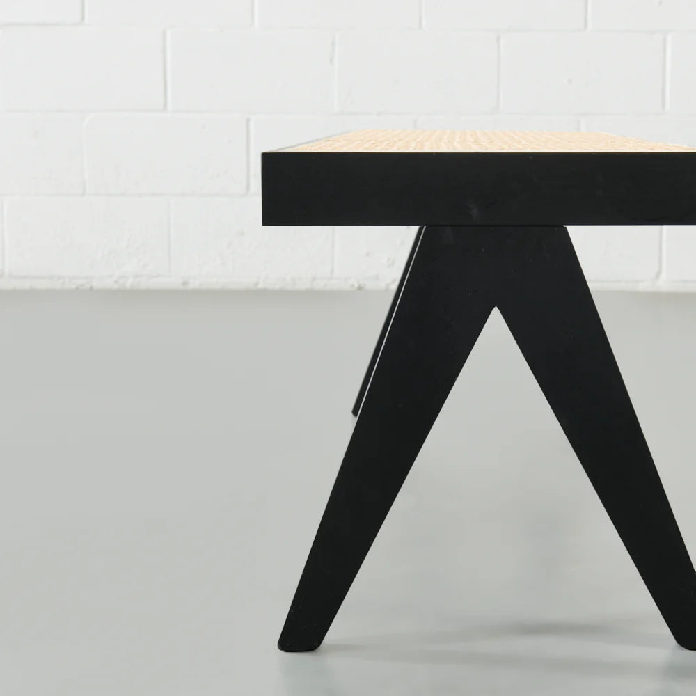 CAPELA - Black Wood Bench - Image 2