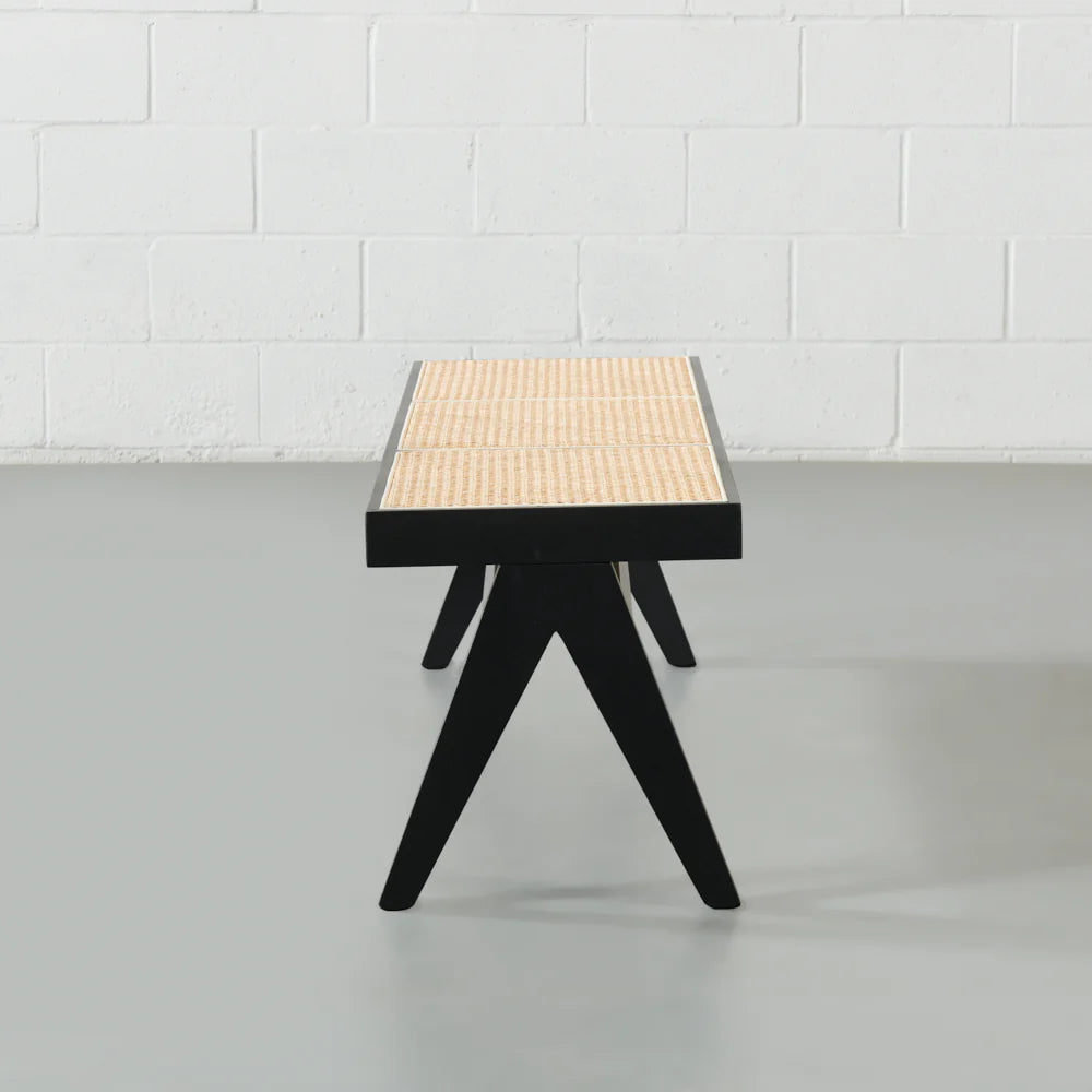 CAPELA - Black Wood Bench - Image 4