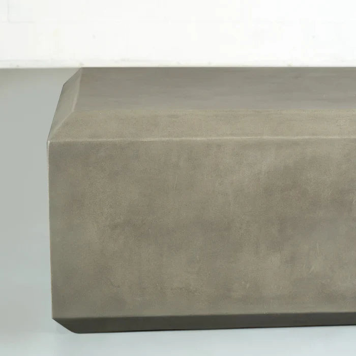DASANO - Grey Concrete Coffee Table Rectangular - Image 4