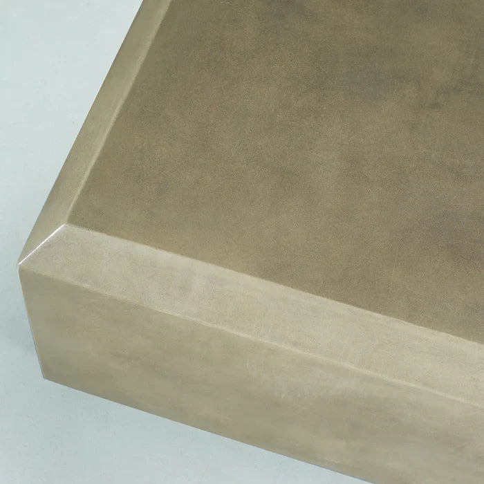 DASANO - Grey Concrete Coffee Table Rectangular - Image 3