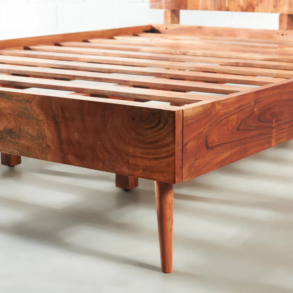 ZAYA - Acacia Wood Bed - Image 5