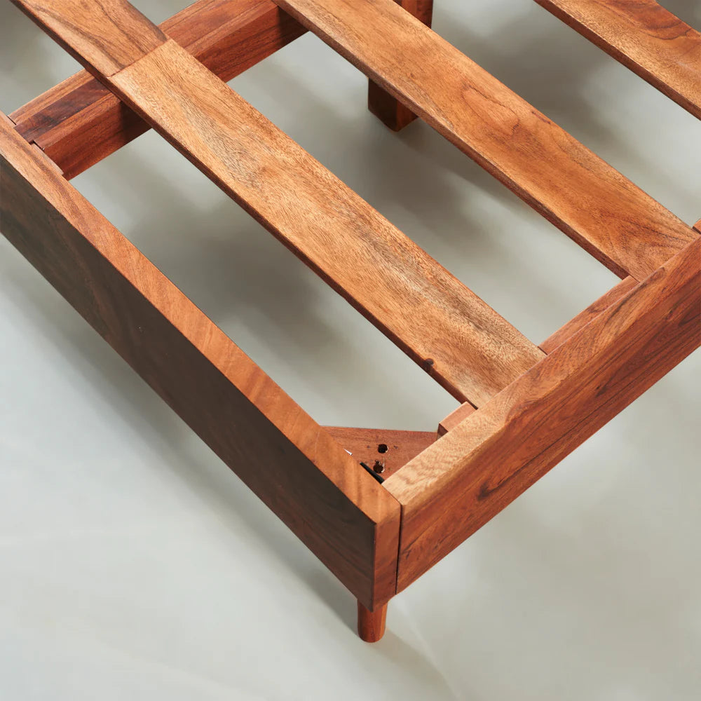 ZAYA - Acacia Wood Bed - Image 4