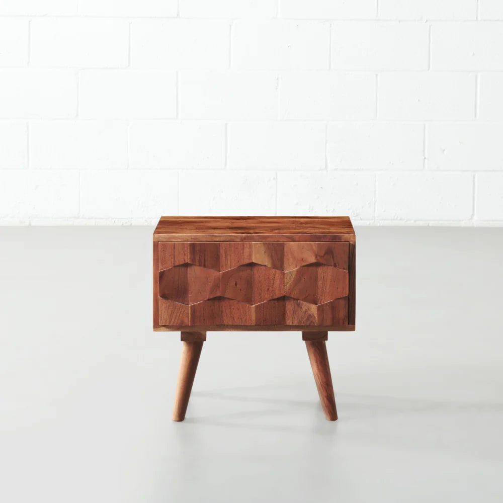 ZAYA - Acacia Wood Night Stand - Image 6
