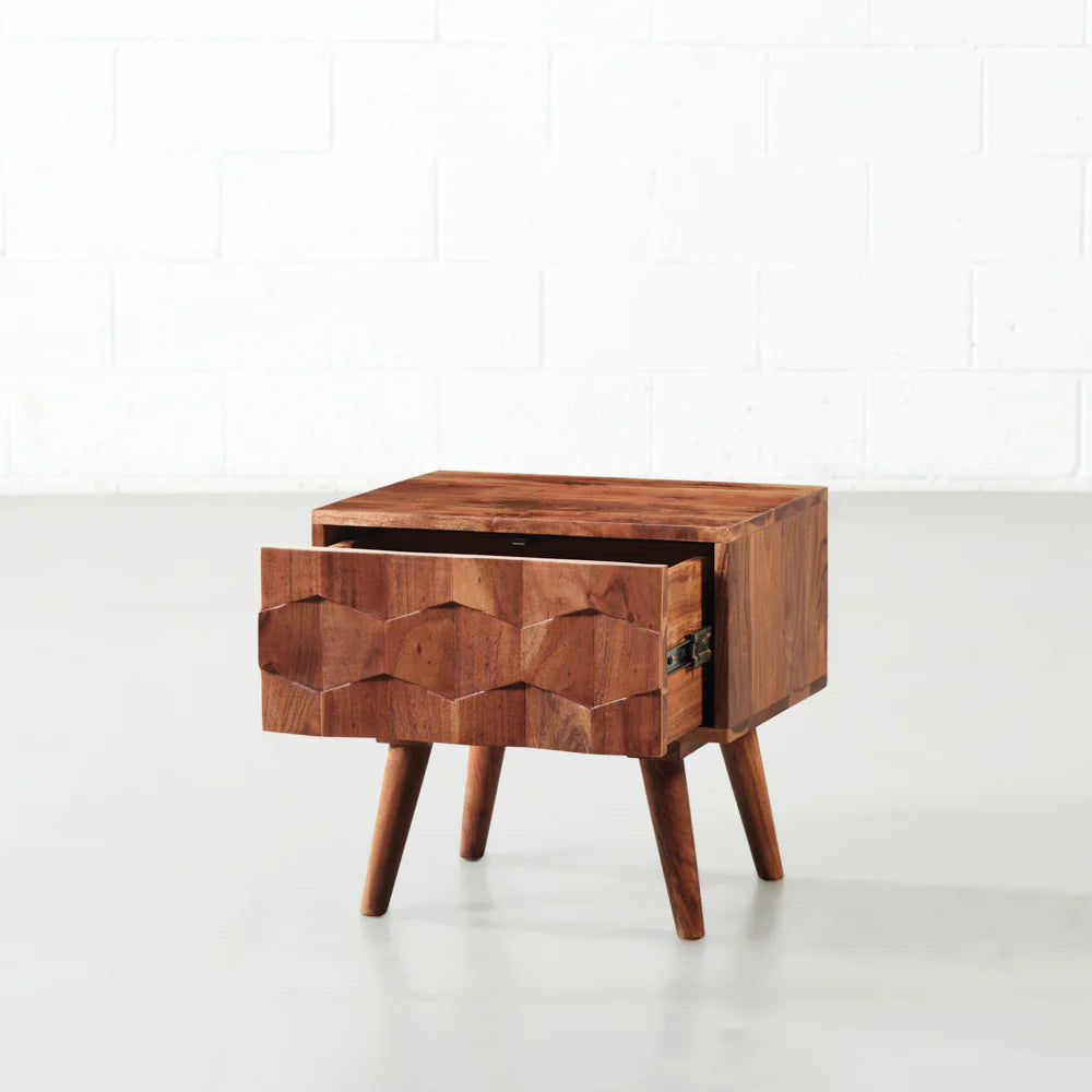 ZAYA - Acacia Wood Night Stand - Image 4