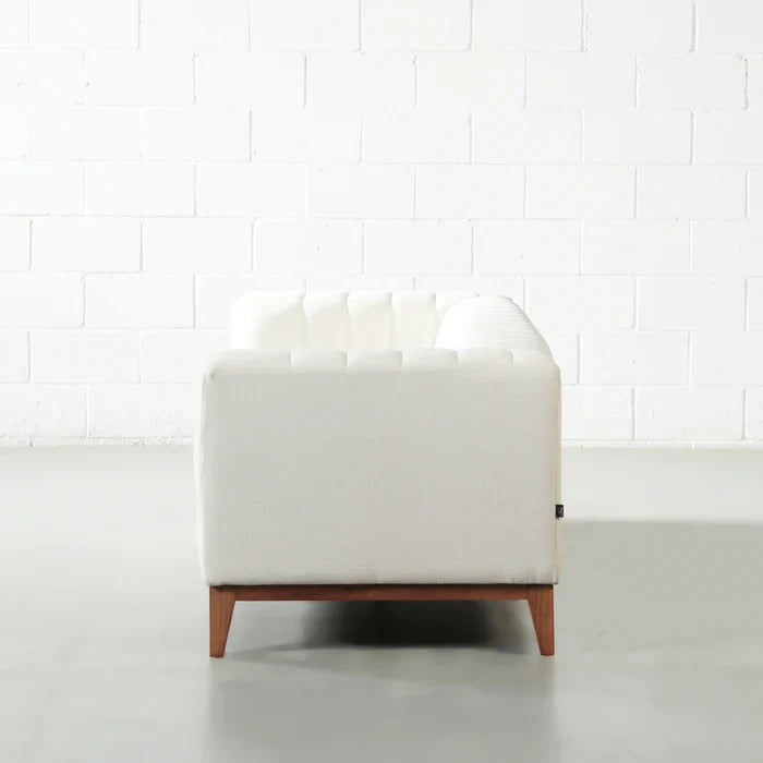 MELINA - Cream Fabric Sofa - Image 5