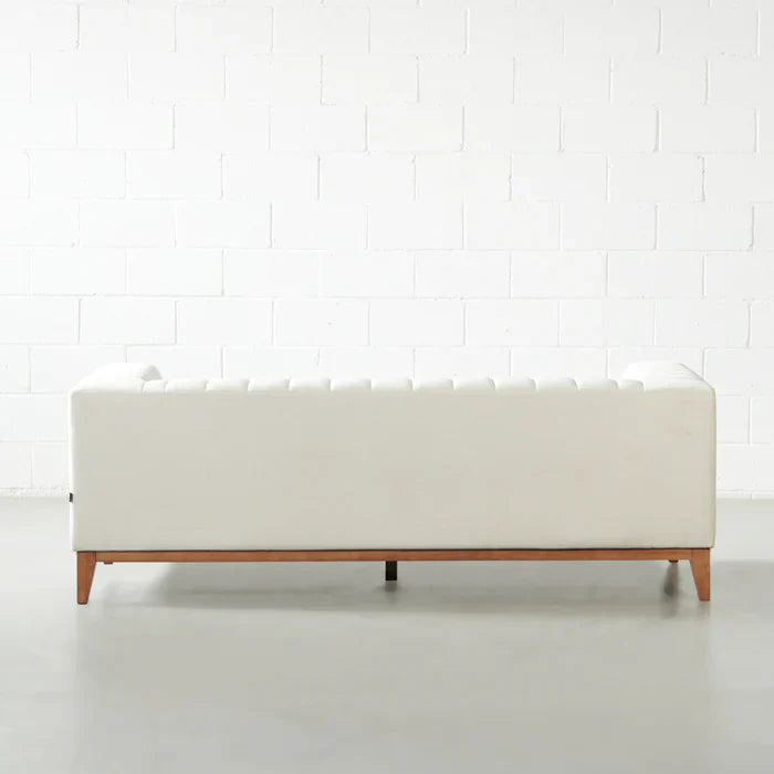MELINA - Cream Fabric Sofa - Image 4