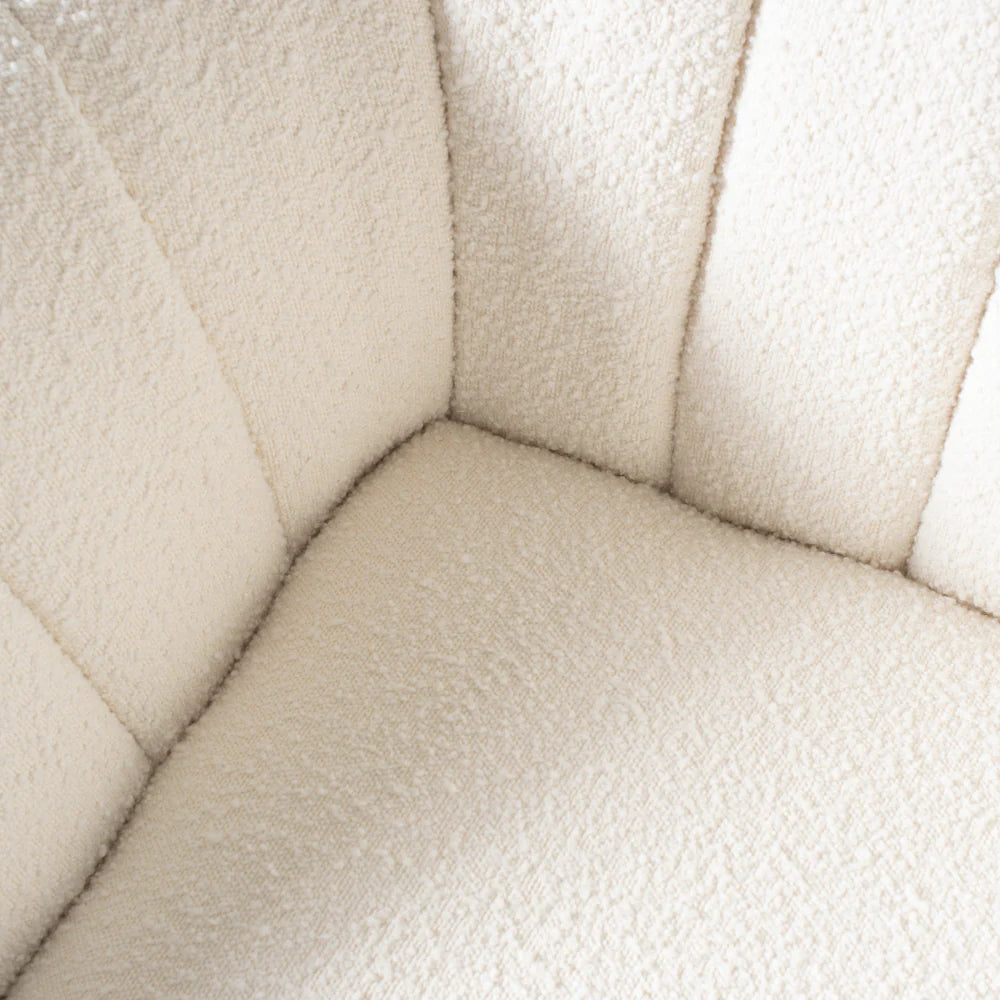 AUDREY - Cream Fabric Chair - Image 8