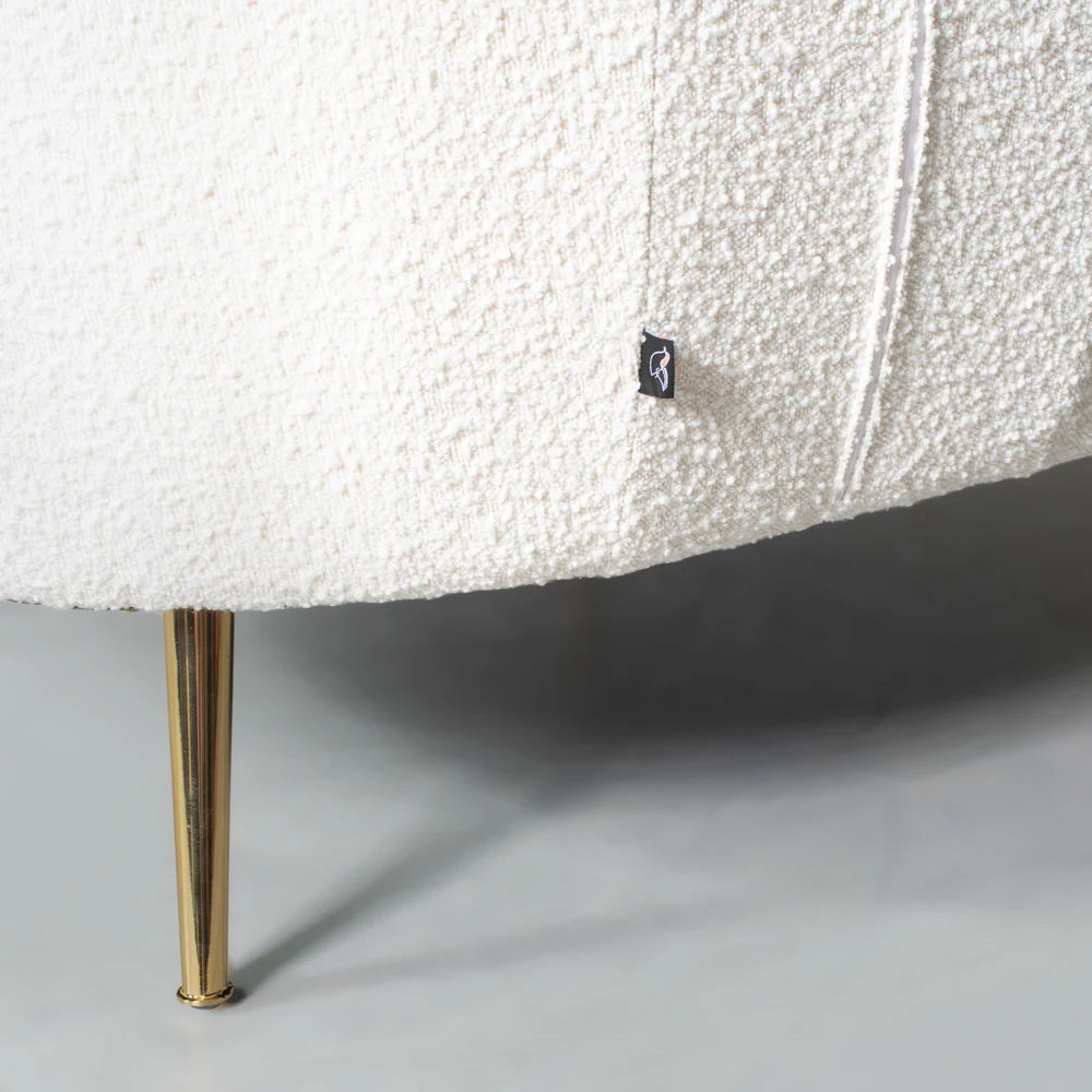 AUDREY - Cream Fabric Chair - Image 10