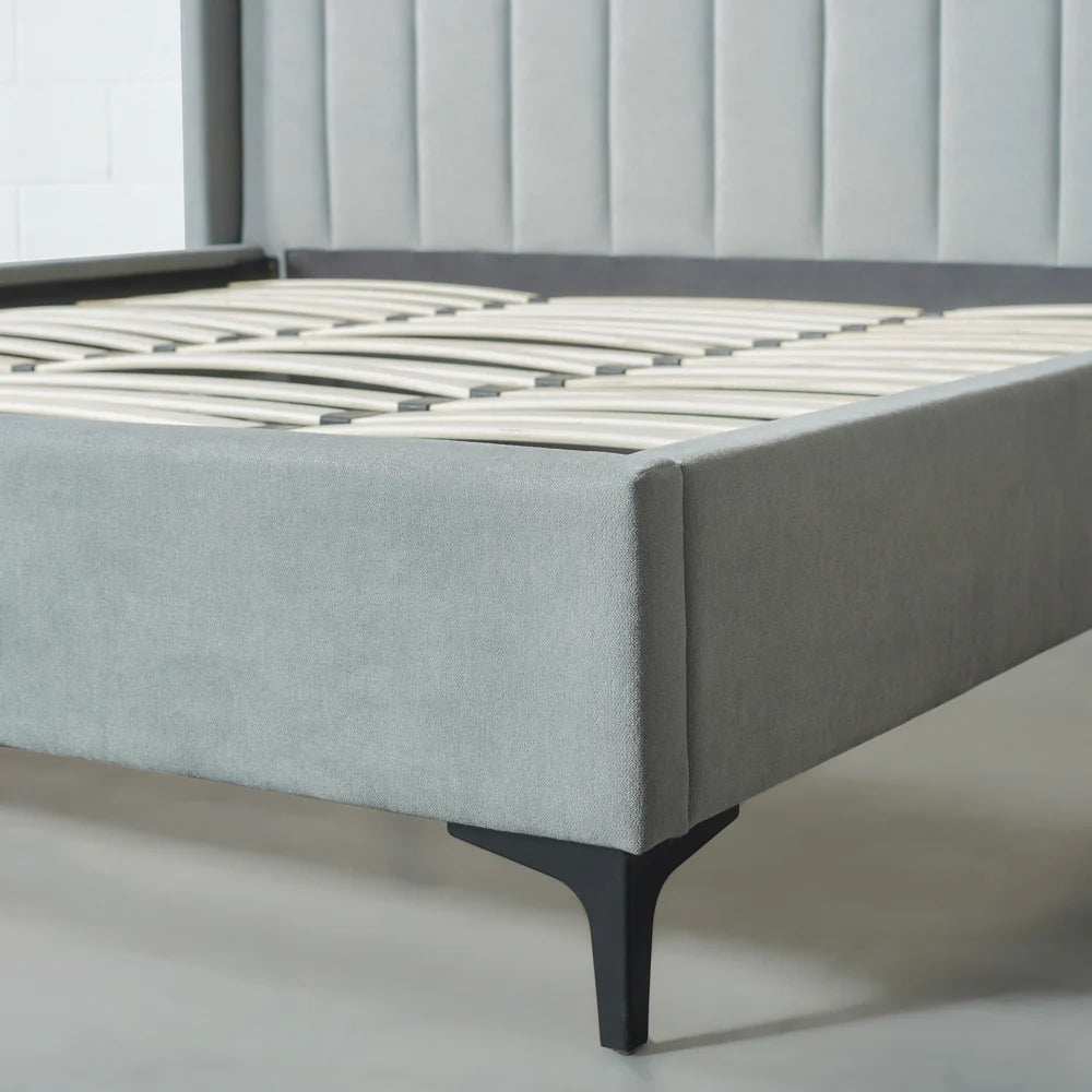 COVA - Grey Fabric Bed - FINAL SALE - Image 5