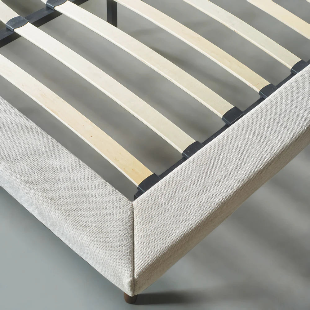 MOLLY - Cream Fabric Bed - Image 4