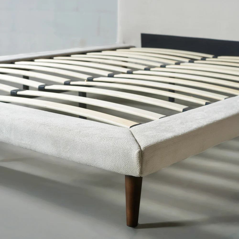 MOLLY - Cream Fabric Bed - Image 5