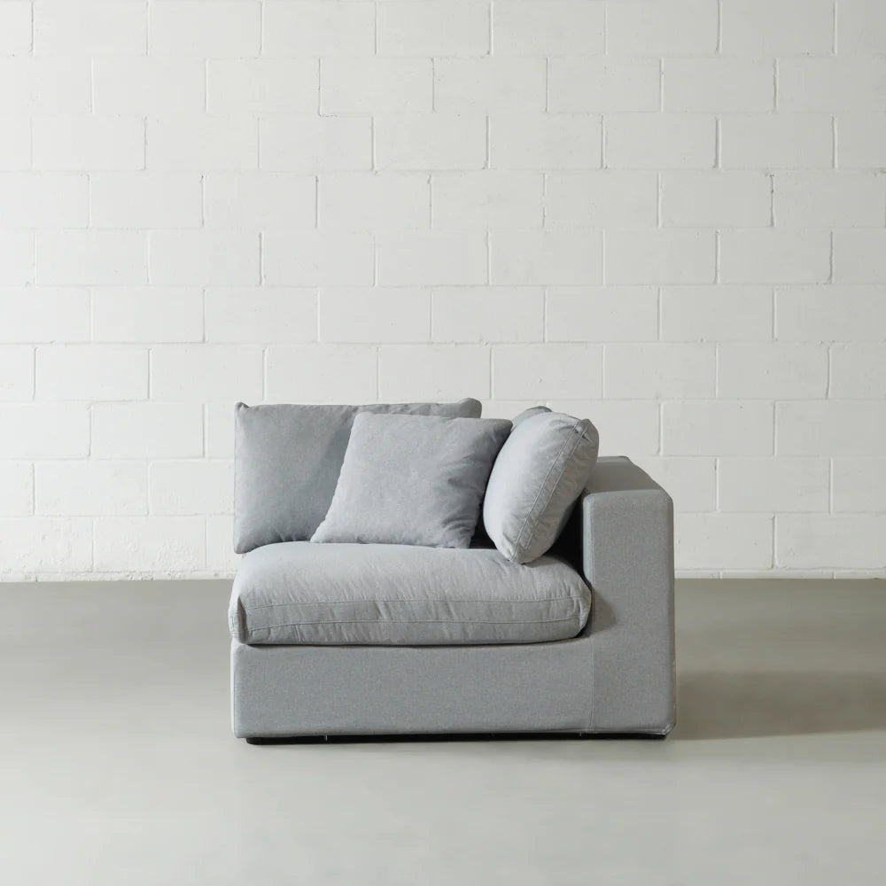 COSMIC - Grey Fabric Corner Chair Module - Image 3