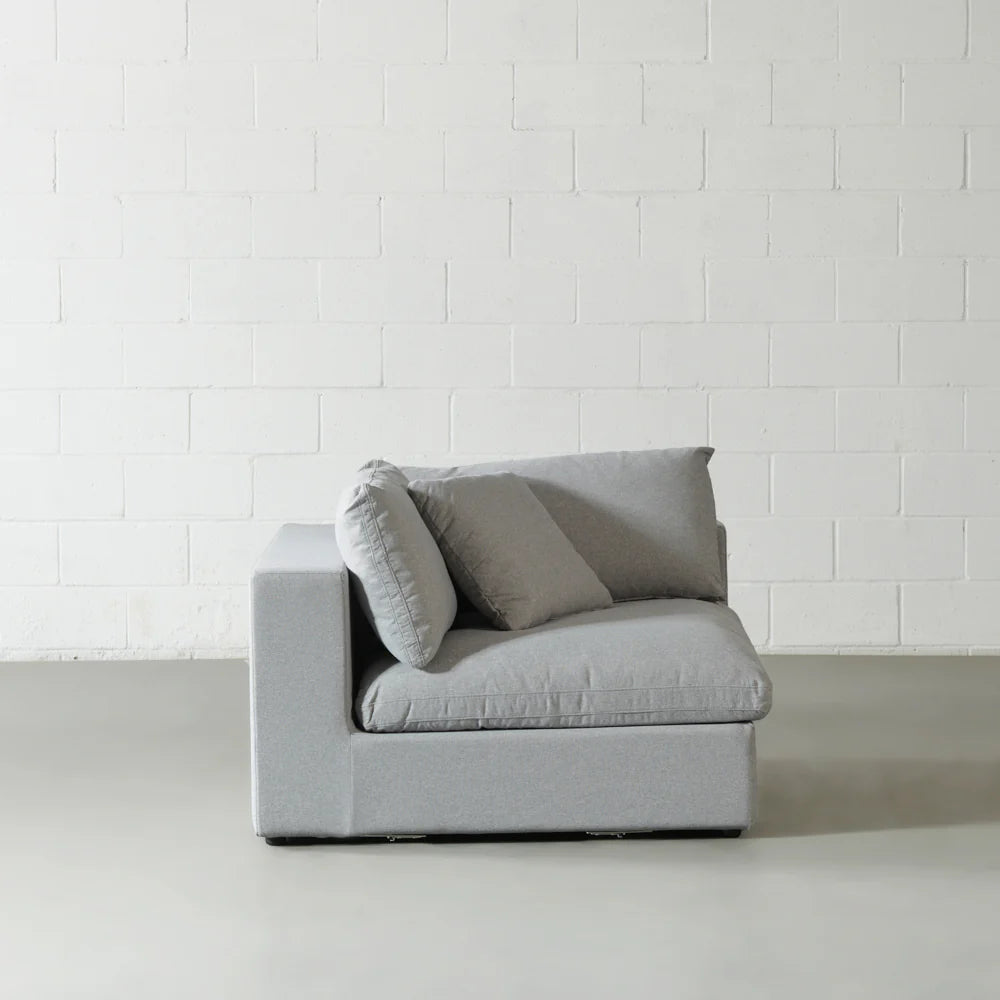 COSMIC - Grey Fabric Corner Chair Module - Image 4