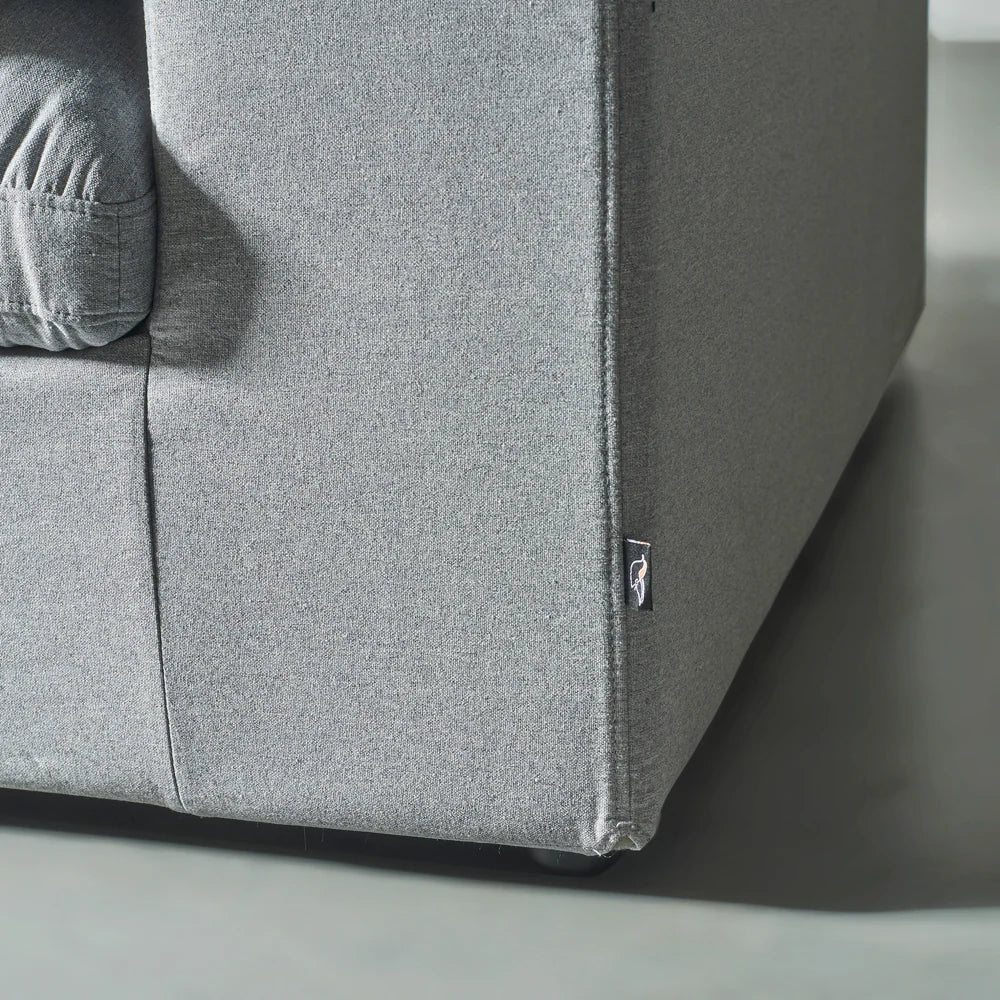 COSMIC - Grey Fabric Corner Chair Module - Image 8