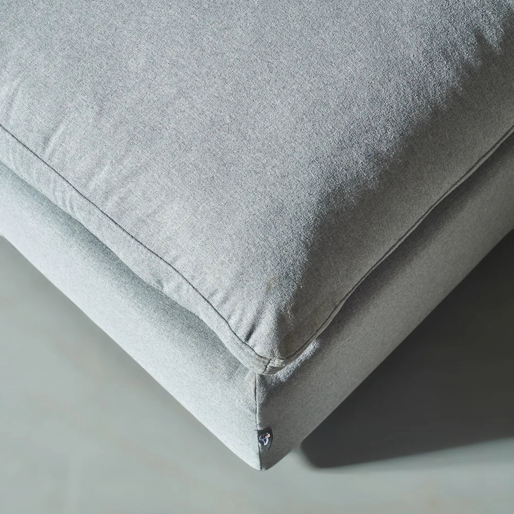 COSMIC - Grey Fabric Ottoman - Image 6