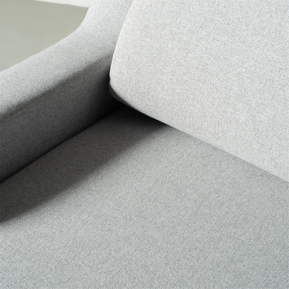 EVA - Grey Fabric Sectional Sofabed with Memory Foam Mattress and Storage - Right - Image 12