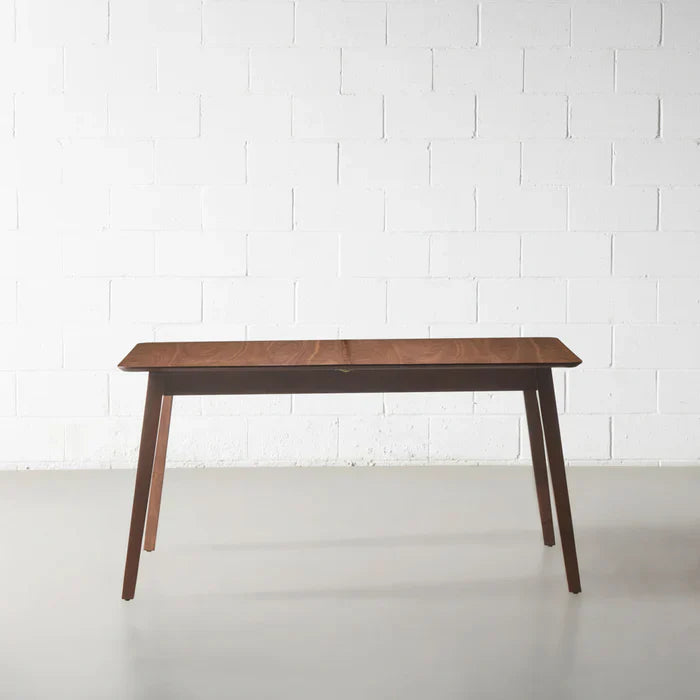 ZION - Walnut Veneer Extendable Dining Table - Image 5