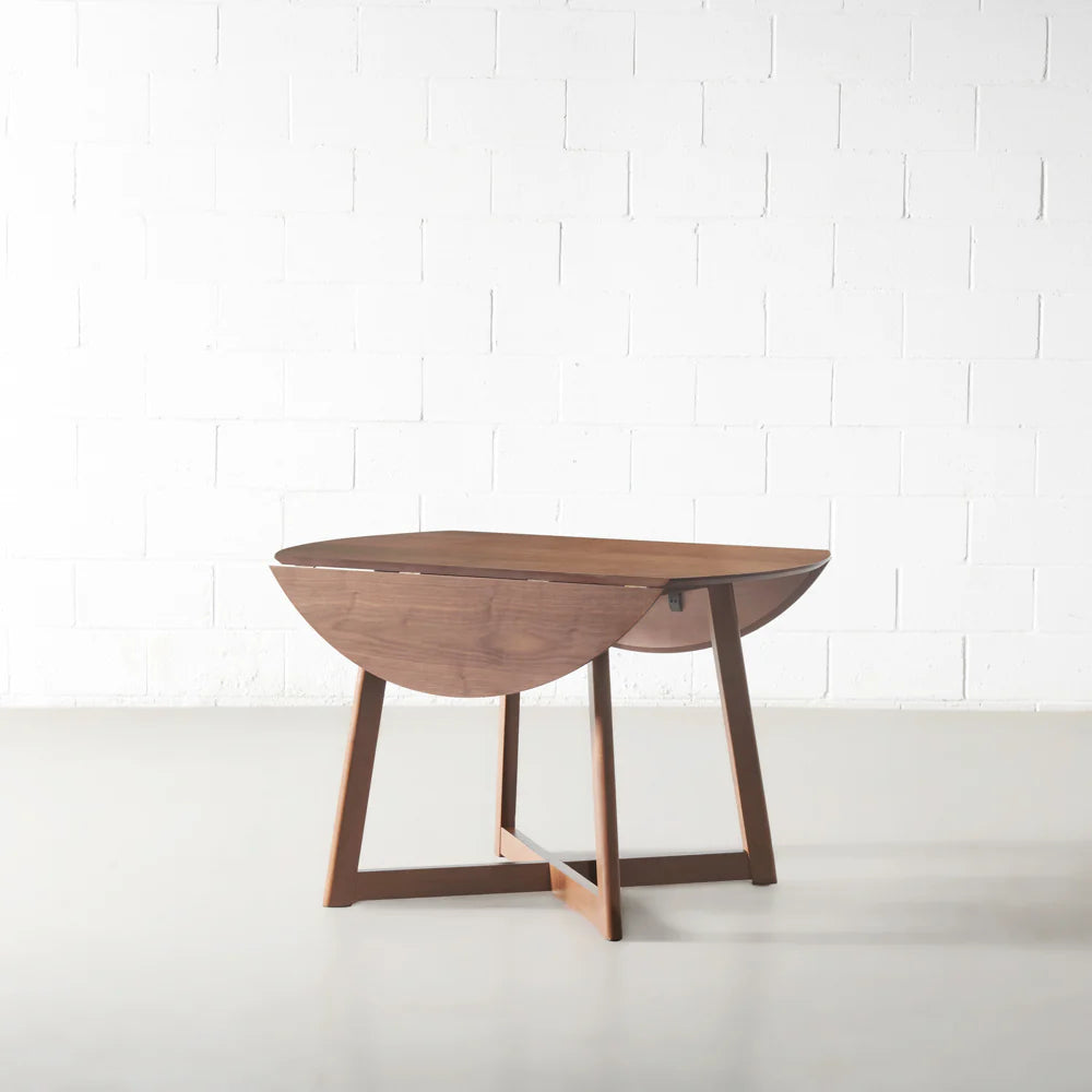 AURORA - Walnut Veneer Extendable Dining Table - Image 4