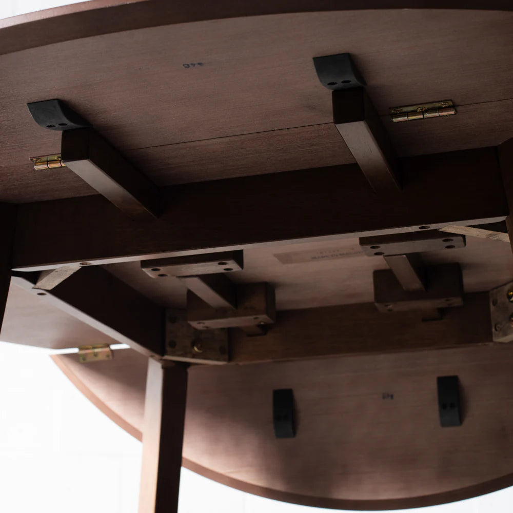AURORA - Walnut Veneer Extendable Dining Table - Image 2