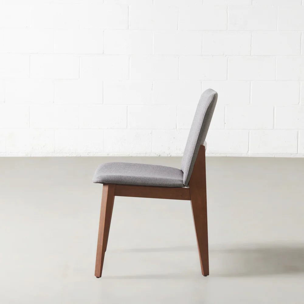 HARRIS - Grey Fabric Dining Chair - Image 8