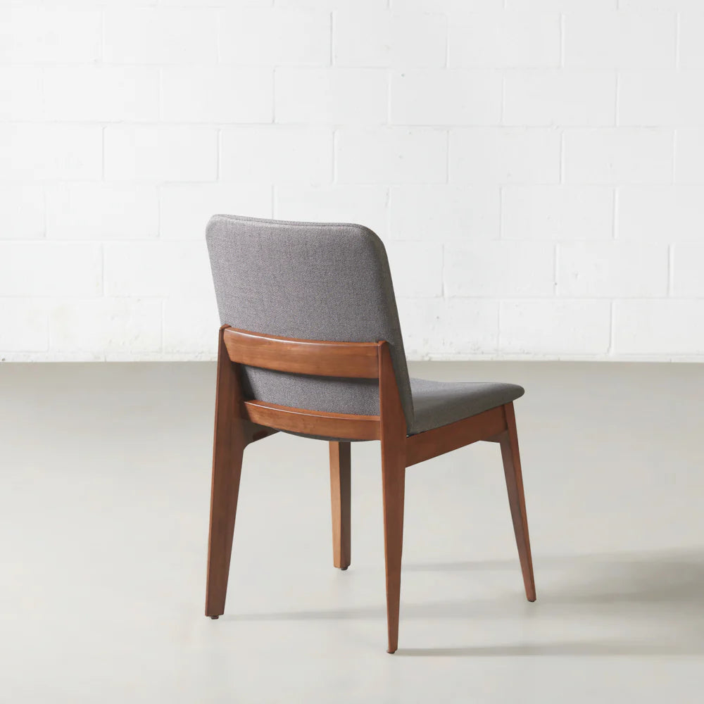 HARRIS - Grey Fabric Dining Chair - Image 6
