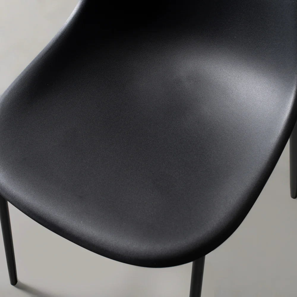 ELLEN - Black Dining Chair - Image 2