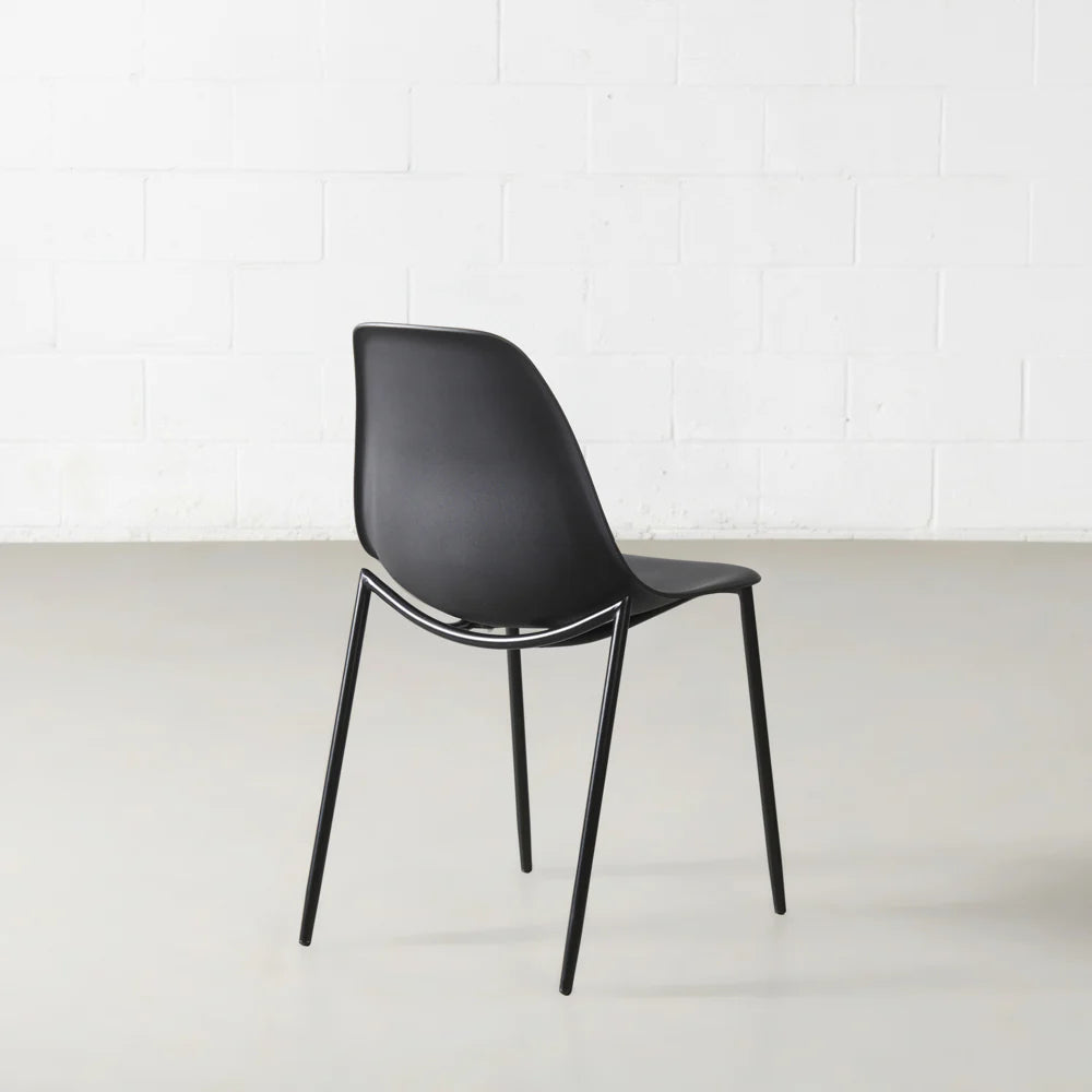 ELLEN - Black Dining Chair - Image 4