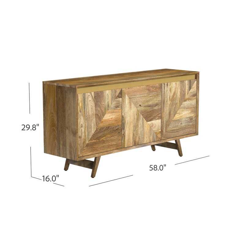 Alijah Mango Solid Wood TV Stand - Image 3