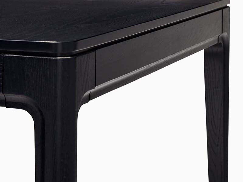 Expandable and Elegant Oak Wooden Dining Table Sustainably Living Room Dining Table - Image 2