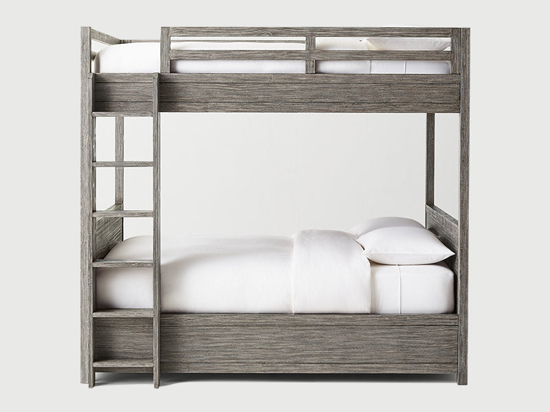 Defaico Hand-finished Metal Pulls and Wooden Laguna Bunk Bed - Image 4