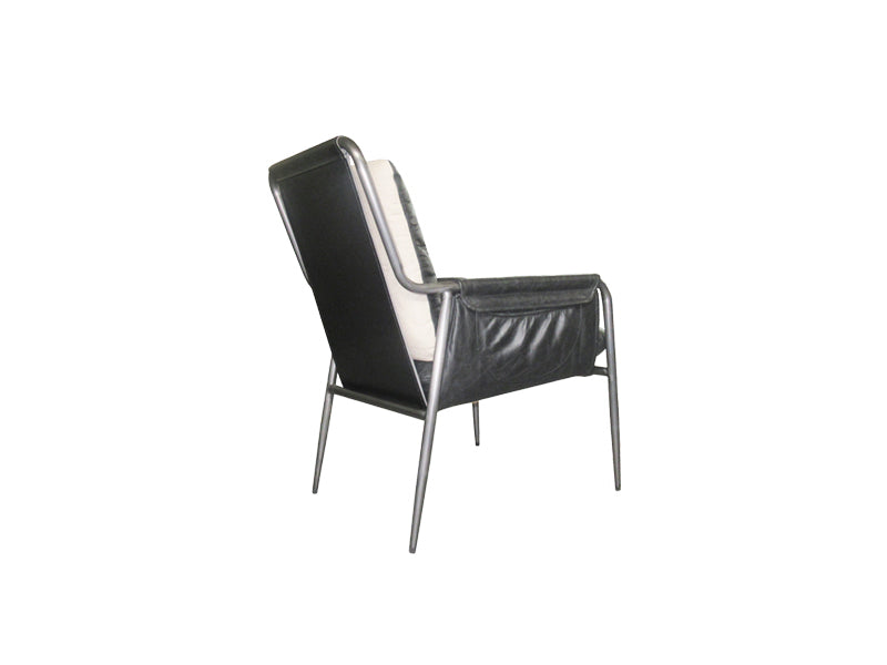 Leisure Chair,Genuine Leather Chair,Dining Chair With Arms - Image 2