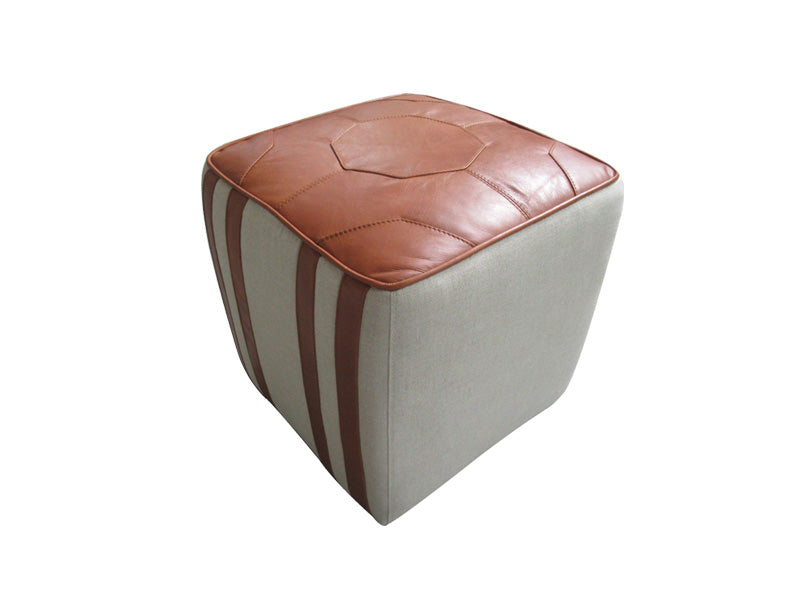 Two Levels Black Cow Leather Acrylic Leg Bench - Image 2