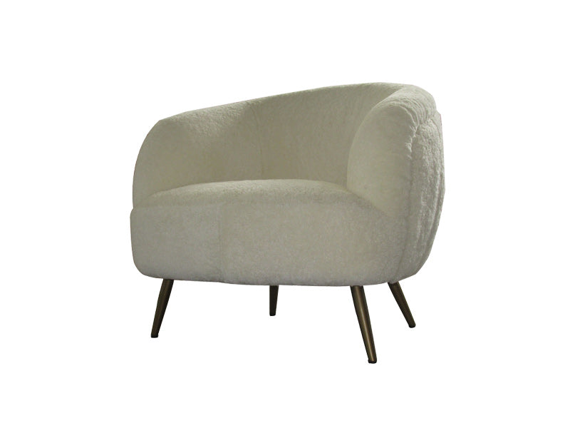 White Chair,Full Wool Chair,Genuine Leather Chair,Dining Chair - Image 2