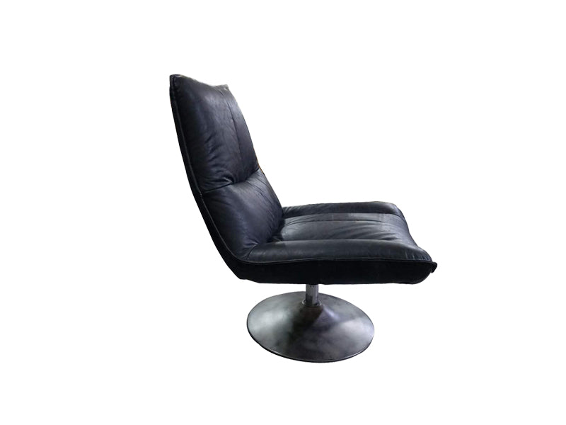 Antique High Back Chair,Chair With Circle Base,Office Chair - Image 2